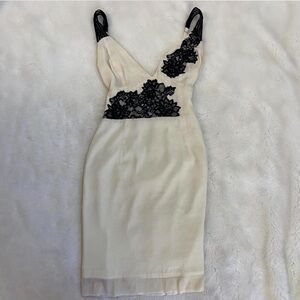 Marciano beige lace dress